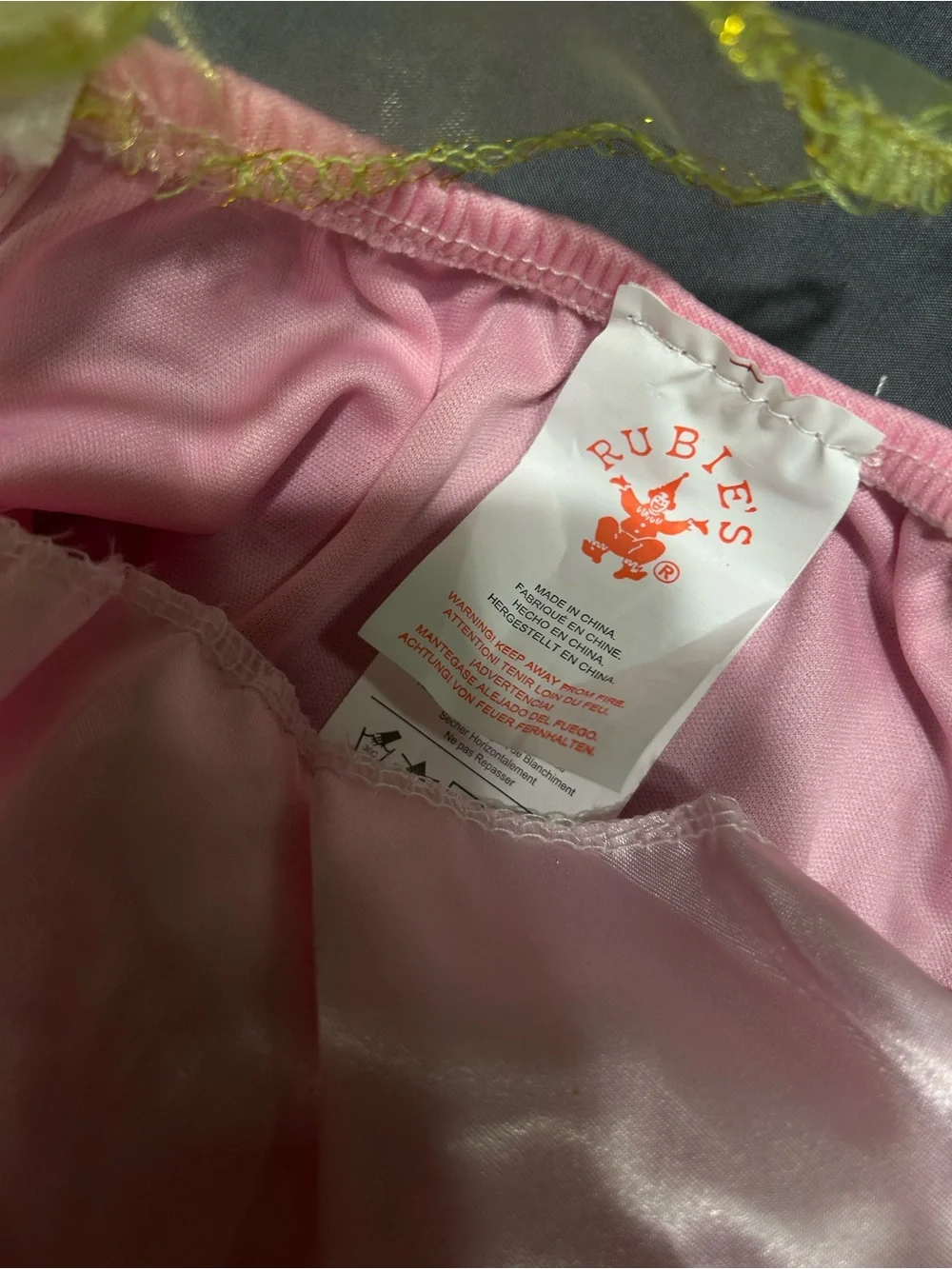 Rubie's Pink & Green Fairy Costume Toddler Dress